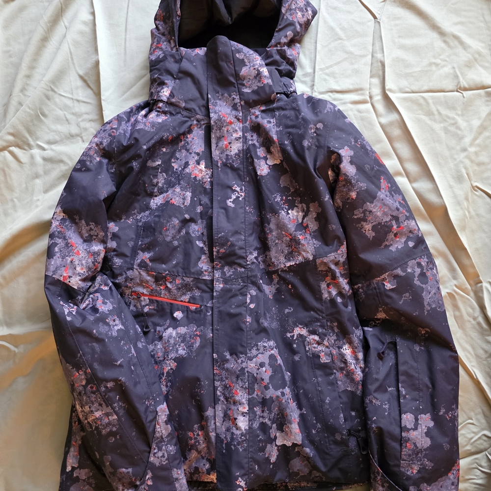 The North Face Women's Ski Jacket - Purple and Orange